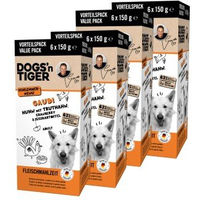 Produktbild von Dogs'n Tiger Gaudi Hundefutter Huhn & Truthahn Stückchen in Sauce getreidefrei 24x150 g