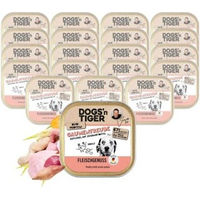 Produktbild von Dogs'n Tiger Gaumenfreude Geflügel Stückchen in Sauce Adult Hundefutter Getreidefrei 20x150g