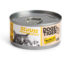 Produktbild von Dogs'n Tiger Genuss Nassfutter Hund Hühnerfilet getreidefrei und ohne Zucker 12x70g - 12 x 70 g