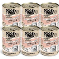 Produktbild von Dogs'n Tiger Grünschnabel Hundefutter für Welpen mit Huhn und hohem Fleischanteil 6x400 g - 6 x 400 g