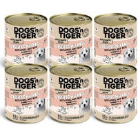 Produktbild von Dogs'n Tiger Grünschnabel Hundefutter für Welpen mit Huhn und Reis in Sauce, 6x 800 g - 6 x 800 g