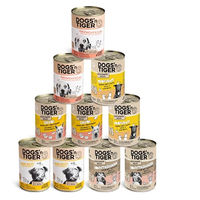 Produktbild von Dogs’n Tiger Hundefutter Adult Nassfutter Mixpaket Geflügel mit Truthahn Wild Huhn und Ente ohne Zuckerzusatz 10x 400g - 10 x 400 g