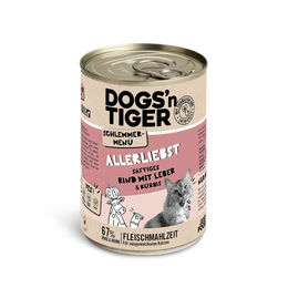 Dogs'n Tiger Hundeschlemmermenü Allerliebst Rind & Kürbis Getreidefrei Adult 6x400g – Bild 1 von 5