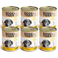 Produktbild von Dogs'n Tiger Junior Hund Nassfutter Welpen Huhn mit Süßkartoffel Getreidefrei 6x 800g - 6 x 800 g