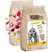 Produktbild von Dogs'n Tiger Junior Hundefutter Huhn & Gemüse für Welpen 2x2 kg