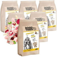 Produktbild von Dogs'n Tiger Junior Hundefutter Welpe Huhn & Gemüse 6x2 kg