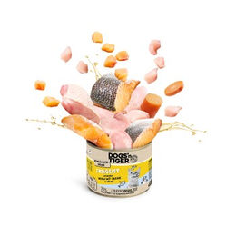 Dogs’n Tiger Katzen Nassfutter Adult Mixpaket Lecker Meer Getreidefrei mit Thunfisch Lachs Garnele und Huhn 18 Dosen - 18 x 200 g – Bild 1 von 3