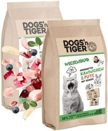 Dogs'n Tiger Katzenfutter Kaninchen und Pute Getreidefrei mit hohem Fleischanteil 2x 1,5 kg – Bild 1 von 3