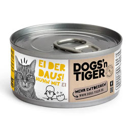 Dogs'n Tiger Katzennassfutter Huhn Filets Adult Getreidefrei ohne Zucker 12 x 70 g - 12 x 70 g – Bild 1 von 2