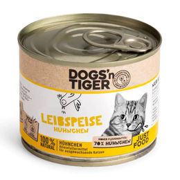 Dogs'n Tiger Katzennassfutter Leibspeise Huhn Adult Stückchen in Sauce Getreidefrei 6 x 200 g - 6 x 200 g – Bild 1 von 3