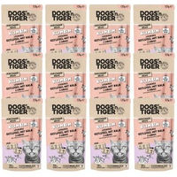 Produktbild von Dogs’n Tiger Klimbim Katzen Nassfutter Adult Geflügel und Kalb mit Stückchen in Sauce, getreidefrei, 12x 125g - 12 x 125 g