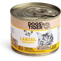 Produktbild von Dogs'n Tiger Labsal Senior Nassfutter Hund Huhn Getreidefrei mit hohem Fleischanteil 6x200g - 6 x 200 g