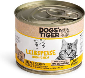 Produktbild von Dogs'n Tiger Leibspeise Hund Nassfutter Huhn Adult Getreidefrei mit hohem Fleischanteil 6x200g - 6 x 200 g