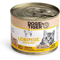 Produktbild von Dogs'n Tiger Leibspeise Hund Nassfutter Huhn Adult Getreidefrei mit hohem Fleischanteil 6x200g - 6 x 200 g