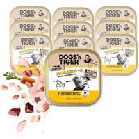 Produktbild von Dogs’n Tiger Mahlzeit Adult Hundenassfutter Huhn mit Karotte Stückchen in Sauce getreidefrei 10x150g