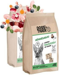 Dogs'n Tiger Mümmelmann Adult Hundefutter Kaninchen & Pute mit Gemüse getreidefrei 2x 12 kg – Bild 1 von 4