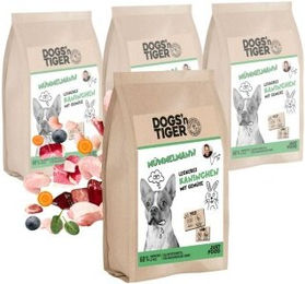 Dogs’n Tiger Mümmelmann Adult Hundefutter Kaninchen & Pute mit Gemüse getreidefrei 4x 2kg – Bild 1 von 10