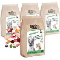 Produktbild von Dogs’n Tiger Mümmelmann Adult Hundefutter Kaninchen & Pute mit Gemüse getreidefrei 4x 2kg
