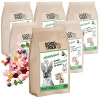 Produktbild von Dogs'n Tiger Mümmelmann Adult Trockenfutter für Hunde Kaninchen & Pute Getreidefrei mit hohem Fleischanteil 6x 2kg