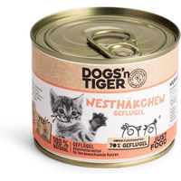Produktbild von Dogs'n Tiger Nesthäkchen Kitten Nassfutter Geflügel getreidefrei mit hohem Fleischanteil 6x200g - 6 x 200 g