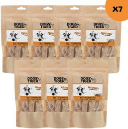 Dogs'n Tiger Päuschen Hund Trockenfleisch Ente Monoprotein Adult 560 g - 7 x 80 g – Bild 1 von 2