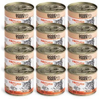 Produktbild von Dogs'n Tiger Premium Nassfutter für Katzen Adult Pute Stückchen in Sauce Getreidefrei 12x 200g - 12 x 200 g