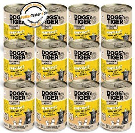 Dogs'n Tiger Proviant Hundefutter Adult Huhn und Ente mit Stückchen in Sauce, getreidefrei, 12x 400 g - 12 x 400 g – Bild 1 von 7