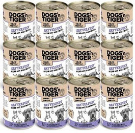 Dogs'n Tiger Sattelfest Adult Hundefutter Pferd und Kartoffel Monoprotein hypoallergen ohne Getreide 12x 400 g - 12 x 400 g – Bild 1 von 7