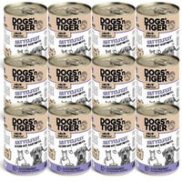 Produktbild von Dogs'n Tiger Sattelfest Adult Hundefutter Pferd und Kartoffel Monoprotein hypoallergen ohne Getreide 12x 400 g - 12 x 400 g