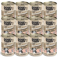 Produktbild von Dogs'n Tiger Sonntagsjäger Hundefutter Adult Nassfutter mit Wild und Geflügel getreidefrei 12x 400 g - 12 x 400 g