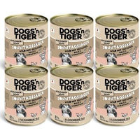 Produktbild von Dogs'n Tiger Sonntagsjäger Hundefutter Nassfutter für Adult Hunde mit Wild und Geflügel in Sauce 6x800 g - 6 x 800 g