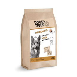 Dogs’n Tiger Waldläufer Trockenfutter für Hunde Adult Wild und Gemüse Getreidefrei mit hohem Fleischanteil 12kg – Bild 1 von 6