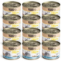 Produktbild von Dogs'n Tiger Wohltat Hundefutter Stückchen in Sauce Huhn und Lachs getreidefrei 12x200 g - 12 x 200 g