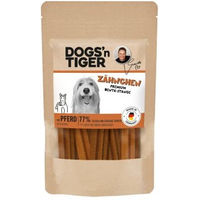 Produktbild von Dogs'n Tiger Zähnchen Denta Zahnpflege-Snacks Pferd mit hohem Fleischanteil 10x135 g