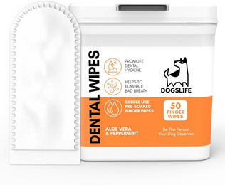 DogsLife Dental Wipes Zahnputz-Fingerpads zur Zahnpflege für Hunde – Bild 1 von 3