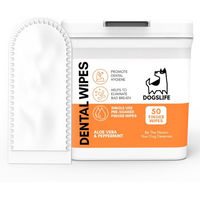 Produktbild von DogsLife Dental Wipes Zahnputz-Fingerpads zur Zahnpflege für Hunde