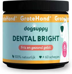 DogSuppy Dental Bright Zahnpflege für große Hunde mit Probiotika 250 g – Bild 1 von 2
