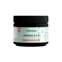 Produktbild von DogSuppy Haut & Fell Supplement für Hunde mit Vitaminen und Probiotika 60 Stück