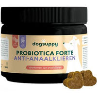 Produktbild von DogSuppy Probiotica Forte Anti-Analdrüsen Probiotika zur Unterstützung der Magen-Darm-Verdauung für Hunde 60 Stück
