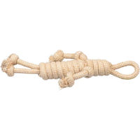 Produktbild von Dogu Mr. Ropper Kauspielzeug aus Tau für Hunde in Beige