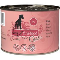 Produktbild von Dogz Finefood Classic No. 02 Hundefutter Rind 200 g - 6 x 200 g