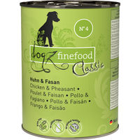 Produktbild von Dogz Finefood Classic No. 04 Hundefutter Huhn und Fasan 400 g