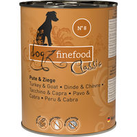 Produktbild von Dogz Finefood Classic No. 08 Hundefutter Pute und Ziege 400 g