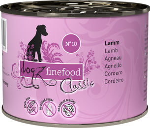 Dogz Finefood Classic No. 10 Hundefutter Lamm mit hohem Fleischanteil 12x200 g - 6 x 200 g – Bild 1 von 3