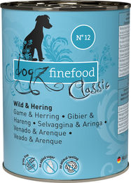Dogz Finefood Classic No. 12 Hundefutter Wild und Hering 400 g – Bild 1 von 1