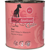 Produktbild von Dogz Finefood No. 02 Hundefutter Rind 12x800g