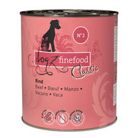 Produktbild von Dogz Finefood No. 02 Hundefutter Rind Stückchen in Sauce 6x800g