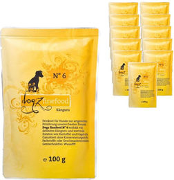 Produktbild von Dogz Finefood No. 6 Hundefutter Känguru Monoprotein ohne Konservierungsstoffe 12x100g