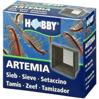 Produktbild von Dohse Hobby Artemia Sieb für Fischfutter mit 120 my Maschenweite aus Kunststoff in Schwarz - 1 Stk.