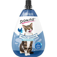 Produktbild von Dokas Cat Milch-Creme mit Hühnerbrust Katzensnack 80 g - 8 x 80 g